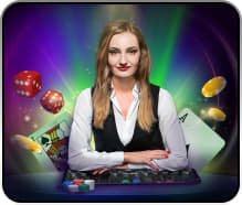 Grafik strategi dan tabel pembayaran Texas Hold'em Bonus di lambe303